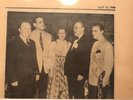Glenn Miller Ray Eberle Big Band Jazz Signed Newspaper Article 1942 PSA DNA Auth