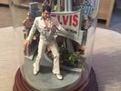 Elvis All Shook Up ltd/edt tesori porcelain hand painted 3d  large display 10