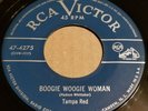 RARE BLUES 45 TAMPA RED BOOGIE WOOGIE WOMAN RCA 4275 ORIGINAL NM/VG++ BY SIDE