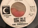 MOONGLOW 5012 THE CINDERMEN GARAGE ROCK DONT DO IT SOME MORE FRED PERRY Promo