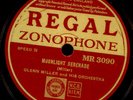 GLENN MILLER ORCH. Moonlight Serenade / Sunrise Serenade  Schellackplatte  X3471