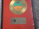 LAURA BRANIGAN: 1984 AUTHENTIC ATLANTIC 45 GOLD RECORD 16-1/2' X 12'