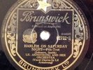 LIL ARMSTRONG jazz blues 78 UK BRUNSWICK 02732 Harlem On A Saturday Night, Safel