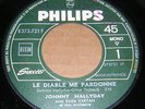 johnny HALLYDAY - le diable me pardonne - jukebox 45t - philips 373721