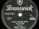 BUDDY HOLLY / ROCK AROUND WITH OLLIE VEE / UK BRUNSWICK 78rpm / 05800