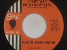 Northern Soul 45 - Justine Washington - I Can't Wait Until I See - Sue VG++ mp3