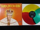 NED MILLER from a jack to a king FABOR BLP-1001 LP multi-colored vinyl record 