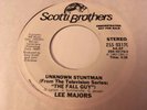 1982 LEE MAJORS Unknown Stuntman (The Fall Guy) Promo 45