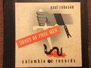 Paul Robeson on 78 rpm Columbia M534 – Songs of Free Men