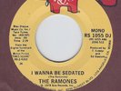 RAMONES I Wanna Be Sedated US 1980 45 RSO mono/stereo PROMO rare orange label DJ