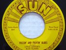SUN 187 Little Junior's BF RARE orig Blues 45 Near Mint Fussin' & Fightin' Blues