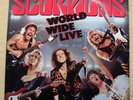 SCORPIONS WORLD WIDE LIVE LP 1985 DOUBLE WITH G/FOLD COVER AND INNER SLEEVES (LI
