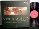 Verdi Otello Serafin Vickers RCA Living Stereo 3 LPs  LDS-6155, play-tested