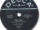 Rare 1959 EARL GRANT Pop Vocal 78 RPM Record. The End (of a Rainbow)