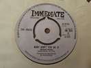 The Poets - Baby Don't You Do It 1966 UK 45 IMMEDIATE MOD/FREAKBEAT