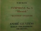 ALP 1779 Schumann Symphony No. 3 / Manfred Overture / Cluytens / BPO R/G