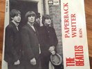 THE BEATLES *PAPERBACK WRITER/RAIN* 1966 SPANISH ODEON 45 DSOL 66.073 1st Press