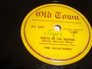 DOO WOP/ SOLATAIRES - OLD TOWN  78 RPM - SOUTH OF THE BORDER / PLEASE REMEMBER