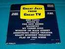 GREAT JAZZ from GREAT TV : Bob Mersey & Det Moore : VG++ LP : Gallant 4001