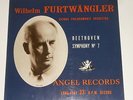 Furtwangler - JAPAN LP - BEETHOVEN - Symphony No. 7 - Angel Records WF-50009