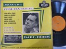 MOZART cosi fan tutte - KARL BOHM - LISA DELLA CASA / DECCA LXT 5107-9