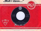 7“ Elvis Presley – Wooden Heart-Muss i denn / RCA - Schriftcover // Germany 1961