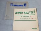 Encart seul sp juke box JOHNNY HALLYDAY 373 442 je te reverrai
