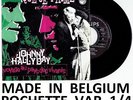 JOHNNY HALLYDAY QUE JE T'AIME 45 T VINYL BELGE BELGIQUE VARIANTE DE LA POCHETTE