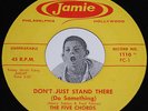 Doo Wop 45 THE FIVE CHORDS Don't Just Stand There / Love Is Like Music Jamie