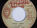 Reggae 45 CLARENCE AIRD Black Unity MUSICAL FIGHT HEAR