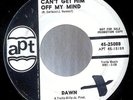 DAWN (1960s Soul Girl Group)-Can't Get Him Off My Mind APT promo 45  EX+ Hear