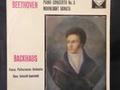BEETHOVEN Backhaus Piano Concerto No.3 Moonlight Sonata DECCA SXL 2190 LP EX