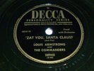 Louis Armstrong - Zat You, Santa Claus? / Cool Yule - Decca - 28943