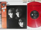 BEATLES WITH THE EMI/ODEON EAS-70131 Japan OBI Clear Red Mono Vinyl LP
