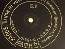 78 rpm; rare Enrico Caruso on rare 12 inch etched Pathe 84003-84004 grade E-