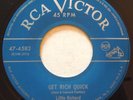 RCA 47-4582 Little Richard RARE orig Blues 45 Near Mint Get Rich Quick
