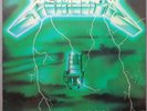 METALLICA 'Ride The Lightning' 1984 original French Bernett LP, GREEN SLEEVE