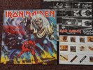 IRON MAIDEN Number Of The Beast (EMI UK Original LP 1982 + Merchandise Sheet) EX