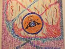 SUN RA & HIS ARKESTRA Oblique Parallax 1981 EL SATURN Hand-Drawn Cover Free Jazz