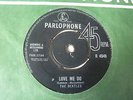 The Beatles - Love Me Do 1962 UK 45 PARLOPHONE BLACK LABELS