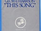 George Harrison U.S. 45 Dark Horse DRC 8294 This Song w/Picture Sleeve