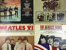 THE BEATLES 4-LP CAPITOL LOT: '65 / SOMETHING NEW / VI / STORY VG- to VG vinyl