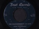 FIVE DIAMONDS: I Cried And Cried / Ten Commandments Of Love  45 Hear  (lbl wear