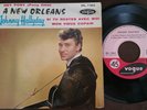 JOHNNY HALLYDAY EP VOGUE A NEW ORLEANS 7862 LANGUETTE LABEL SANS CENTREUR