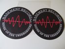BASEMENT RECORDS SLIPMATS OLD SKOOL HARDCORE JUNGLE TECHNO RAVE DJ VINYL CD TAPE