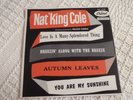 NAT KING COLE CAPITOL EP 9128 MANY-SPLENDORED THING/AUTUMN LEAVES & 2
