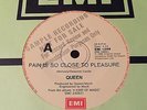 QUEEN - - PAIN IS SO CLOSE TO PLEASURE - - Rare 1986 Australian PROMO 7