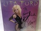 Lita Ford Signed Autographed Out For Blood Album LP 1983 Vinyl Record 
