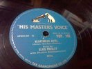 RARE BRITISH HMV ELVIS PRESLEY 78 RPM SINGLE-HEARTBREAK HOTEL/I WAS THE ONE VG C