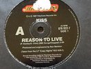 KISS - - REASON TO LIVE /Betrayed - - Rare 1987 Australian MERCURY 7